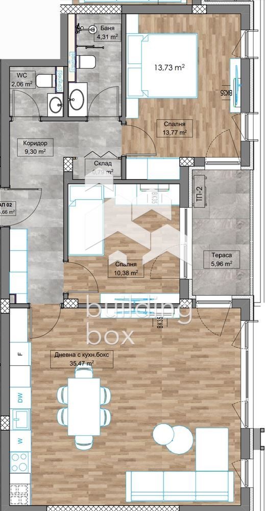 Till salu  2 sovrum Plovdiv , Karsjijaka , 107 kvm | 72583735 - bild [2]