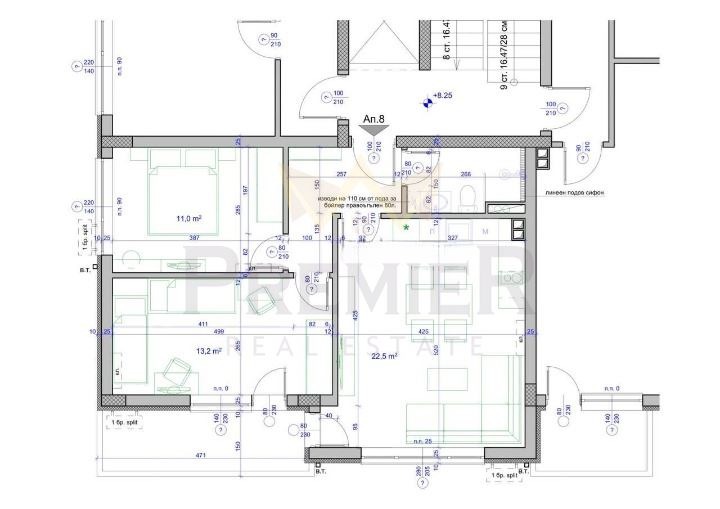 Продава 3-СТАЕН, гр. Бургас, Възраждане, снимка 3 - Апартаменти - 53600598