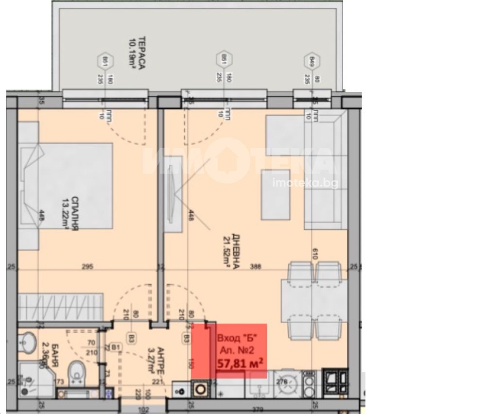 Продава 2-СТАЕН, гр. София, Манастирски ливади, снимка 4 - Апартаменти - 54217750
