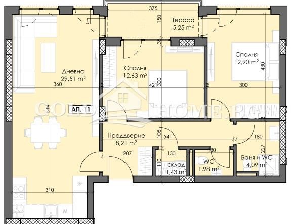 Продава  3-стаен град Пловдив , Тракия , 112 кв.м | 78238365 - изображение [3]