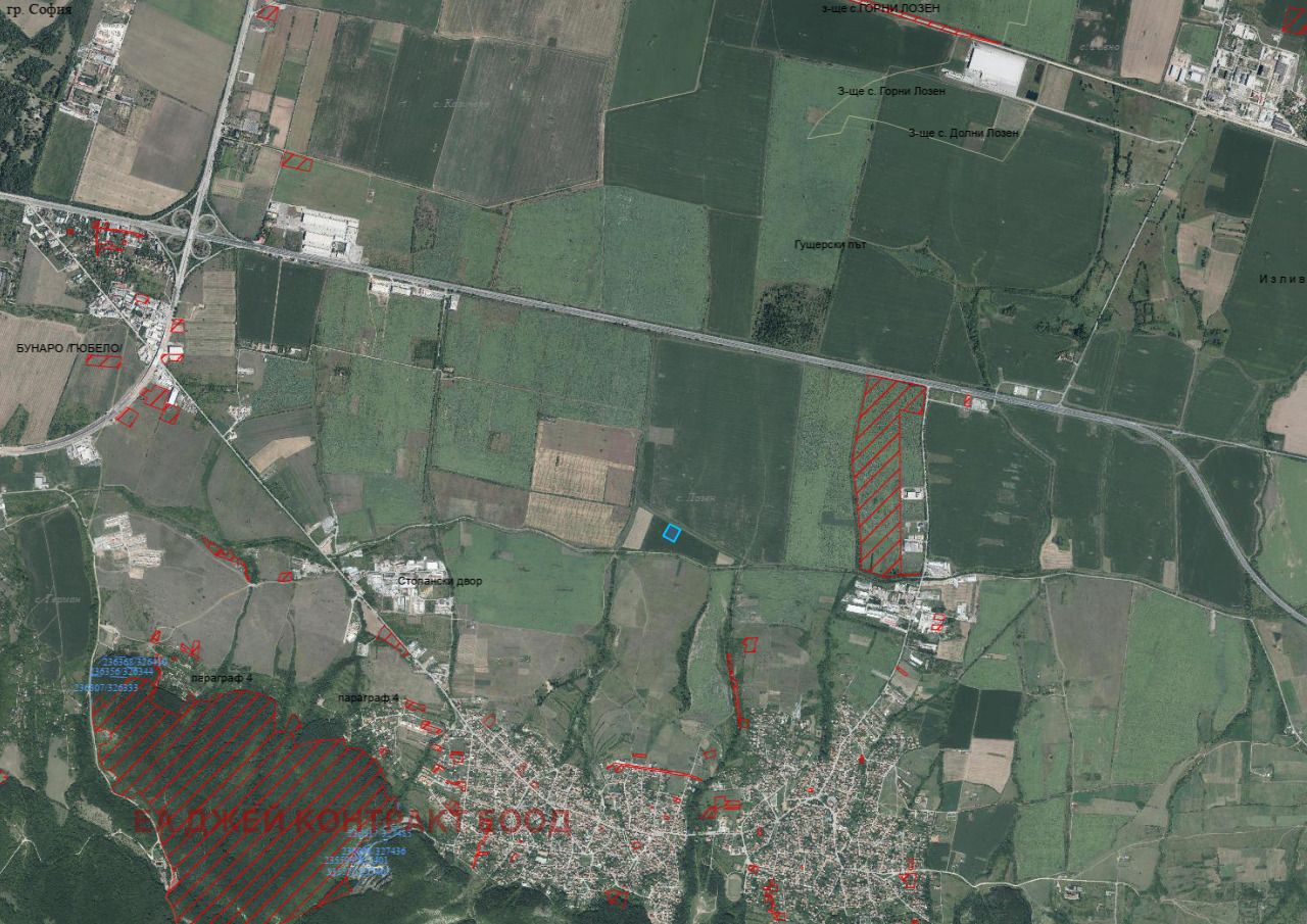 Продава ПАРЦЕЛ, гр. София, с. Лозен
