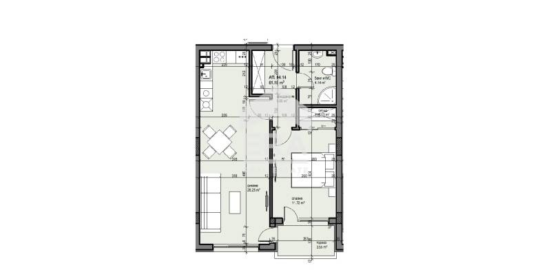 Til salgs  1 soverom Sofia , Bankja , 68 kvm | 47993146 - bilde [3]
