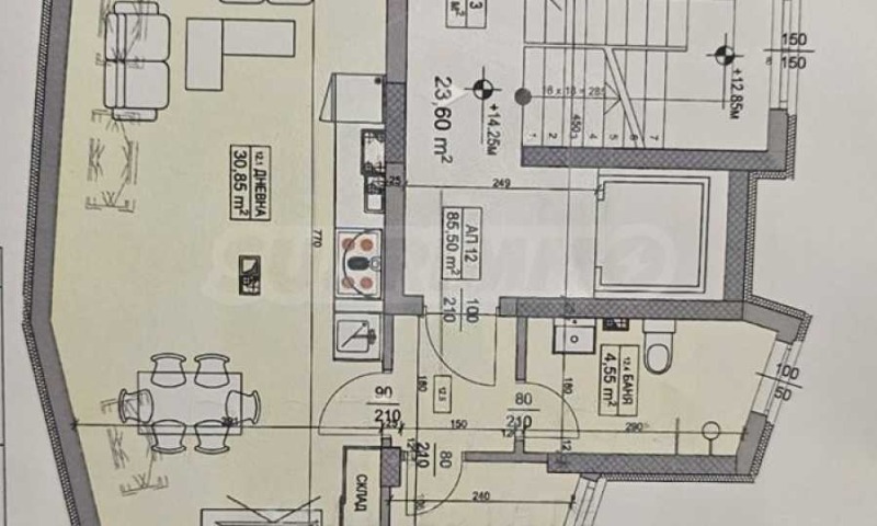 Zu verkaufen  2 Schlafzimmer Sofia , Owtscha kupel 1 , 100 qm | 34835769 - Bild [2]