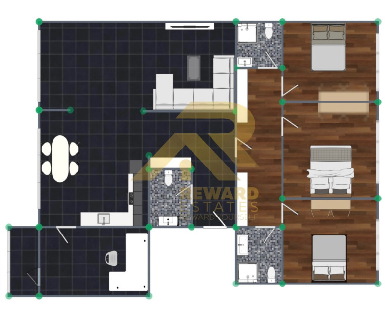 Продава 4-СТАЕН, гр. София, Борово, снимка 16 - Aпартаменти - 48674682