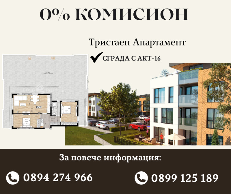 Myytävänä  2 makuuhuonetta Plovdiv , Ostromila , 266 neliömetriä | 51880609