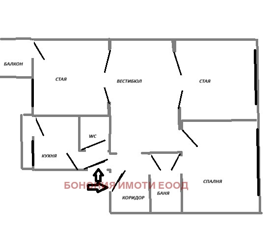 Продава 3-СТАЕН, гр. София, Център, снимка 12 - Апартаменти - 54079464