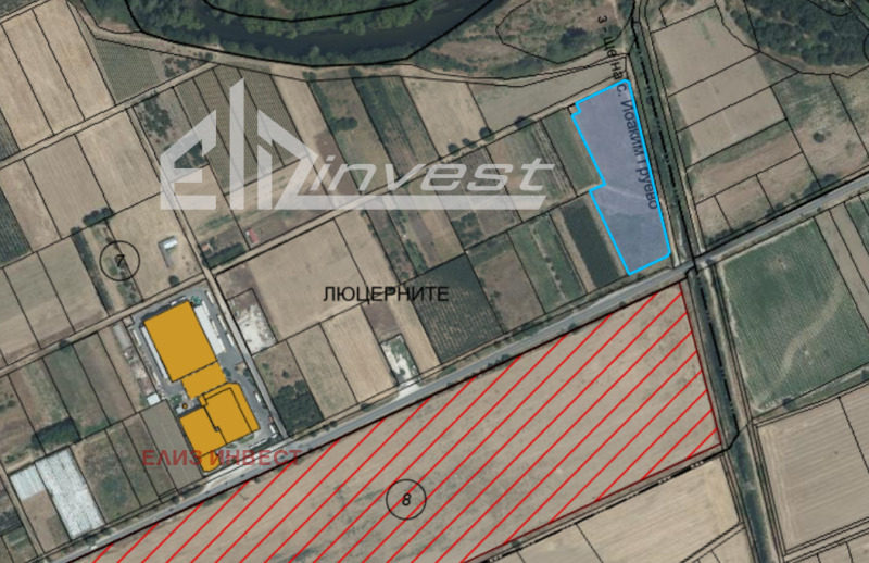Продава ПАРЦЕЛ, с. Йоаким Груево, област Пловдив, снимка 4 - Парцели - 52834655