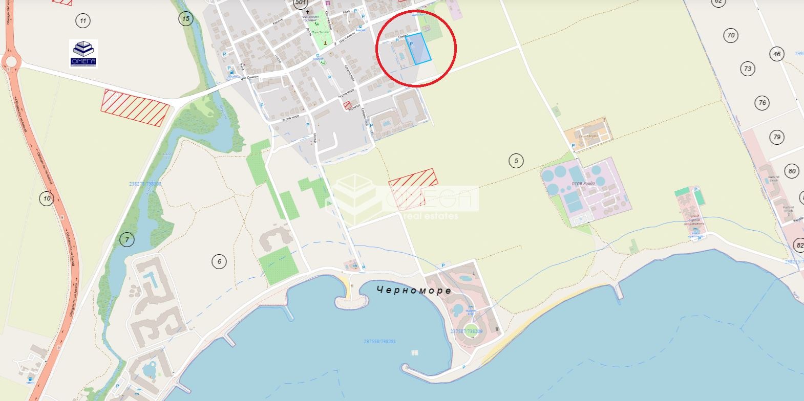 Продава ПАРЦЕЛ, гр. Ахелой, област Бургас, снимка 2 - Парцели - 51497663