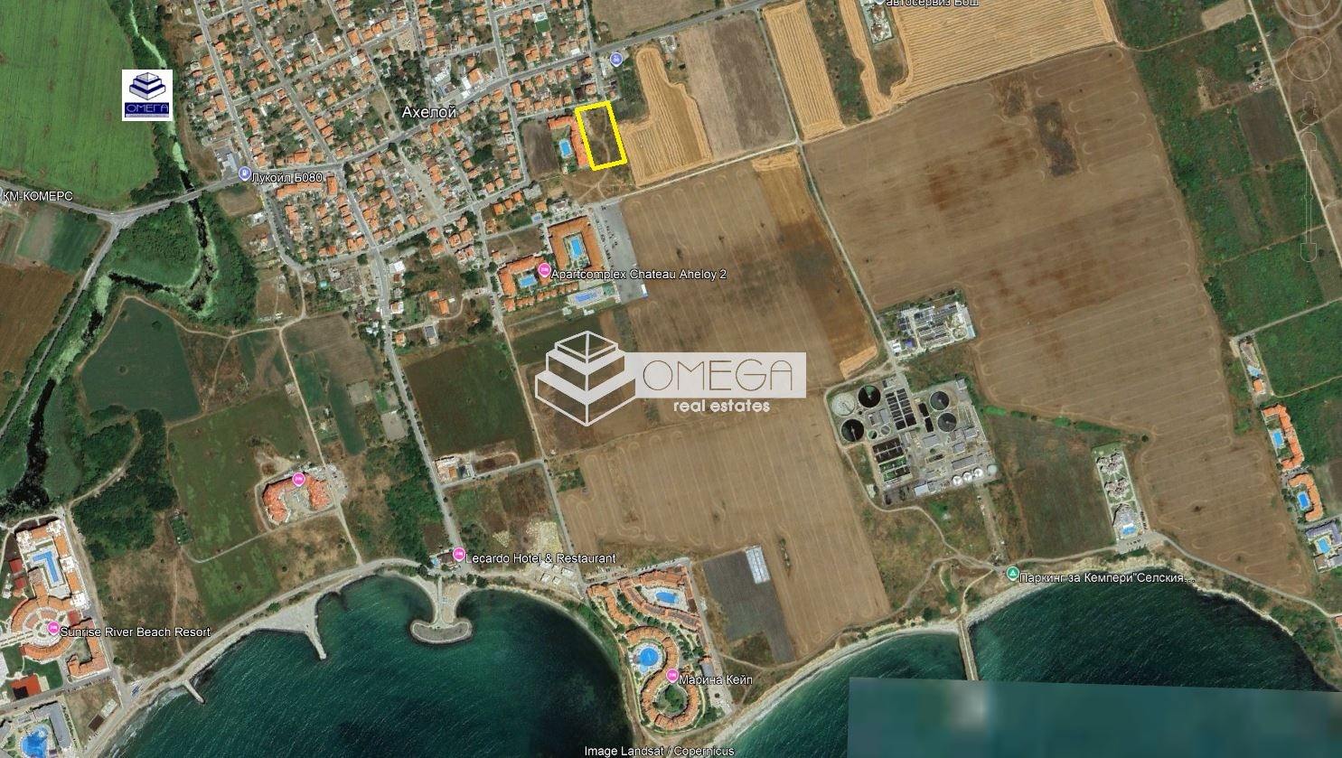 Продава ПАРЦЕЛ, гр. Ахелой, област Бургас