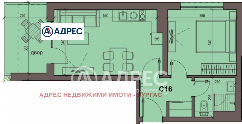 Продава 2-СТАЕН, гр. Бургас, Сарафово, снимка 4 - Aпартаменти - 47893490