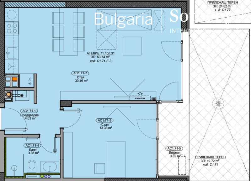 Продава 2-СТАЕН, гр. София, Бояна, снимка 6 - Апартаменти - 50790500