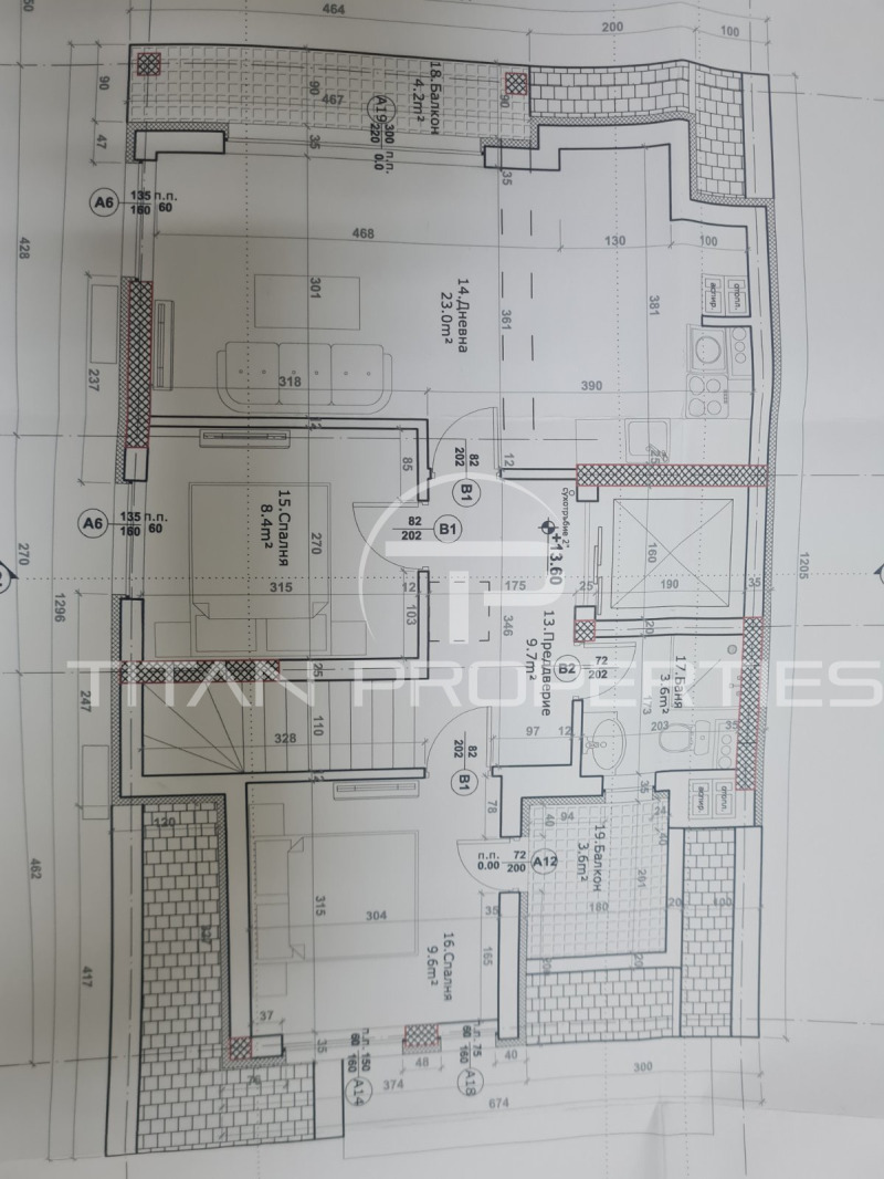 Eladó  3+ hálószoba Plovdiv , Kjucsuk Parizs , 158 négyzetméter | 73235323 - kép [10]