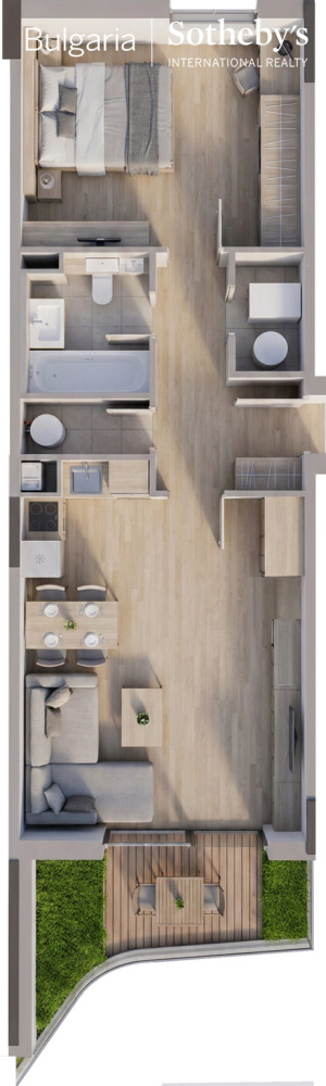 Продава 2-СТАЕН, гр. София, Лозенец, снимка 7 - Апартаменти - 54218466