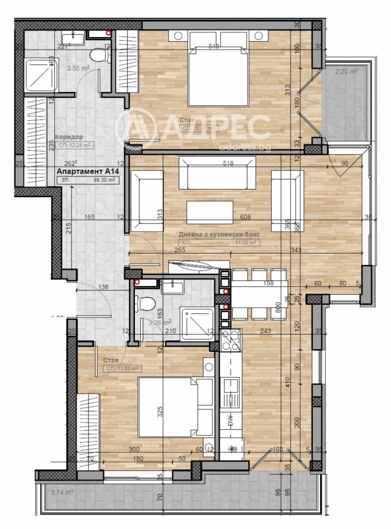 Продава 3-СТАЕН, гр. София, Манастирски ливади, снимка 3 - Апартаменти - 52662251