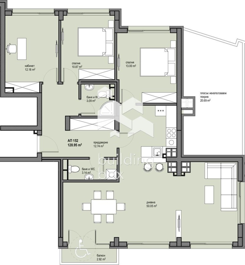 Till salu  3 sovrum Sofia , Levski G , 152 kvm | 42933636 - bild [2]