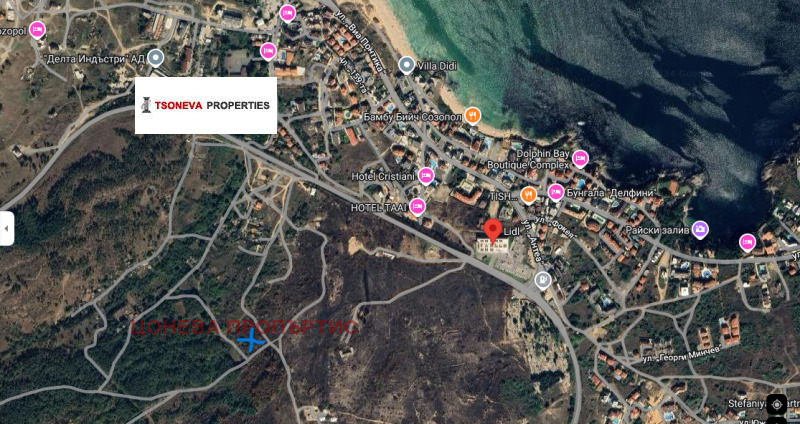 À vendre  Parcelle région Bourgas , Sozopol , 644 m² | 54556810