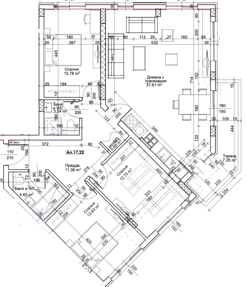 Продава  4-стаен град Пловдив , Тракия , 146 кв.м | 54409487 - изображение [2]