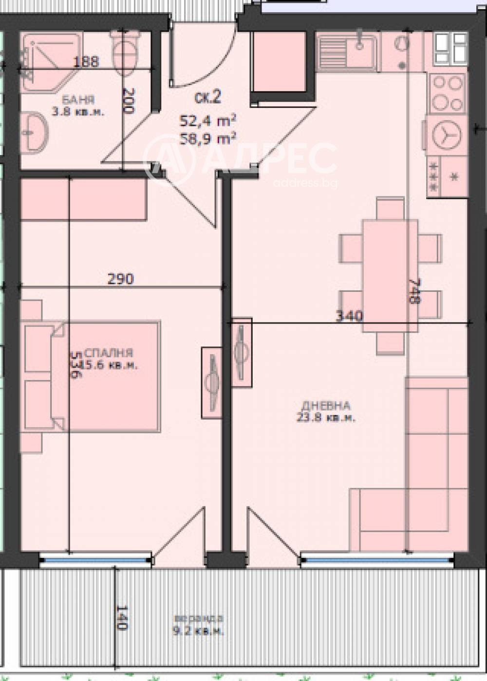 Продава 2-СТАЕН, гр. Варна, Възраждане 4, снимка 4 - Апартаменти - 55120893