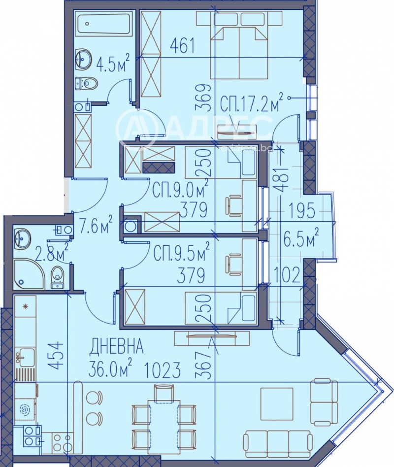 Продава МНОГОСТАЕН, гр. Пловдив, Христо Смирненски, снимка 1 - Aпартаменти - 48405474