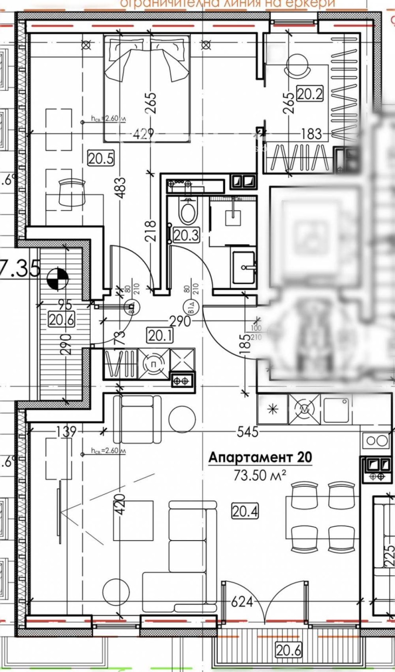Na sprzedaż  1 sypialnia Sofia , Ljulin 10 , 88 mkw | 66215730 - obraz [3]