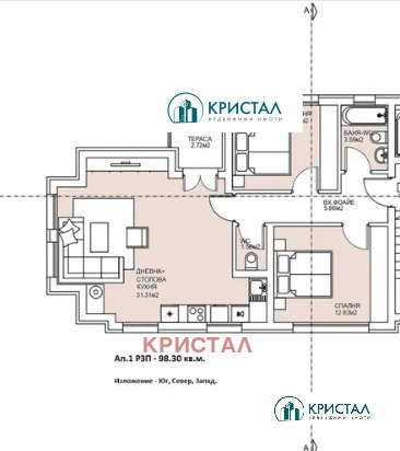 Продава 3-СТАЕН, град Пловдив, Беломорски • 112000 € / 219052.96 лв. • 82165035 1