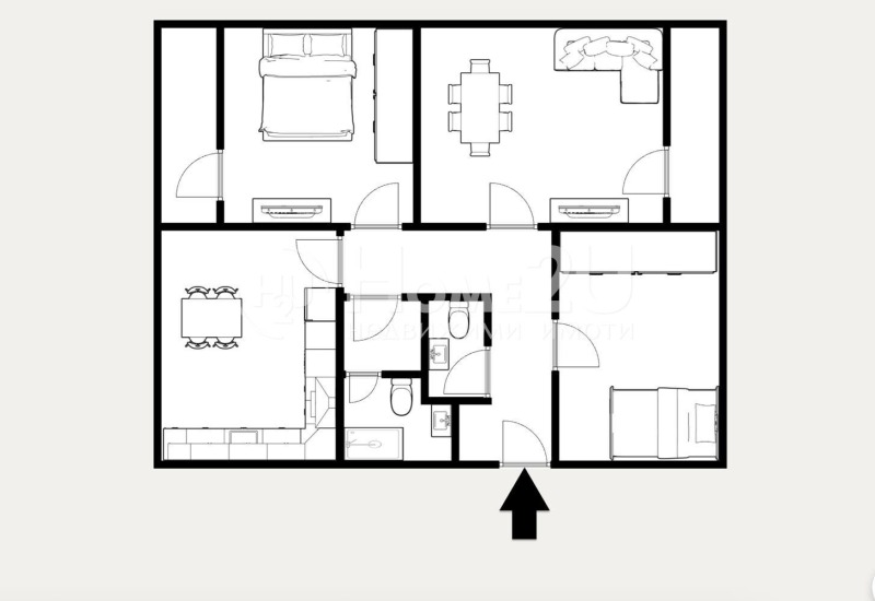 Продава 3-СТАЕН, гр. Асеновград, област Пловдив, снимка 4 - Апартаменти - 52822083