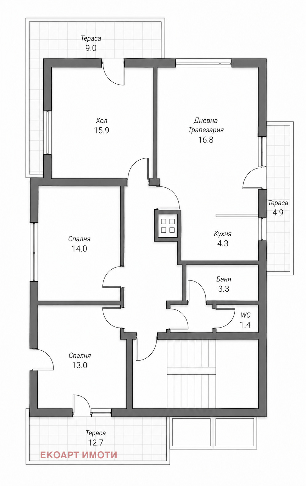 Продава МНОГОСТАЕН, гр. Бургас, Център, снимка 11 - Апартаменти - 55709286