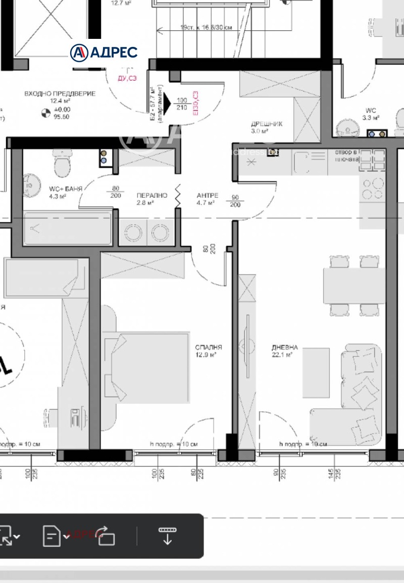 Продава 2-СТАЕН, гр. Варна, Владислав Варненчик 1, снимка 3 - Апартаменти - 52082287