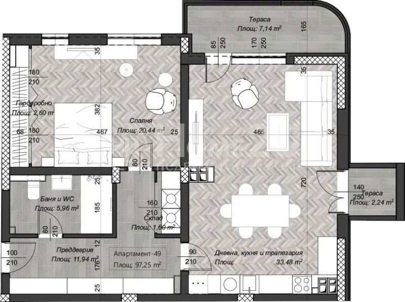 Продава 2-СТАЕН, град София, Център • 297500 € • 32577950 — Holmes.bg