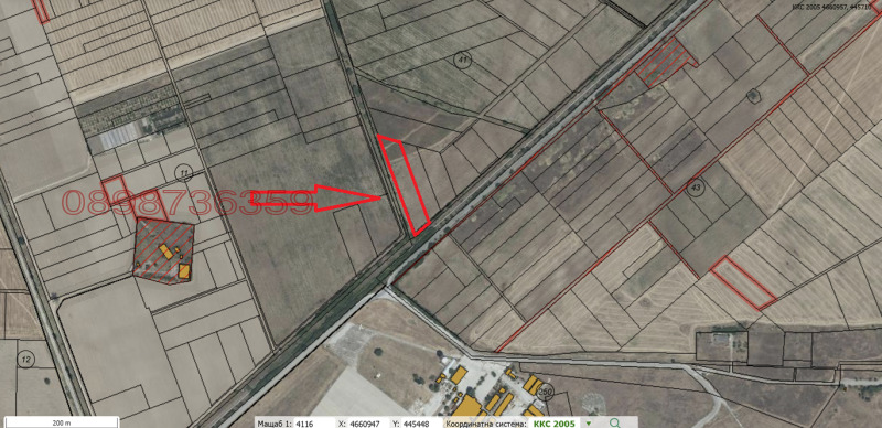 Продава ЗЕМЕДЕЛСКА ЗЕМЯ, с. Ягодово, област Пловдив, снимка 4 - Земеделска земя - 52367886