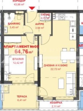 For Sale  1 bedroom Burgas , Slaveykov , 65 sq.m | 97446405 - image [2]