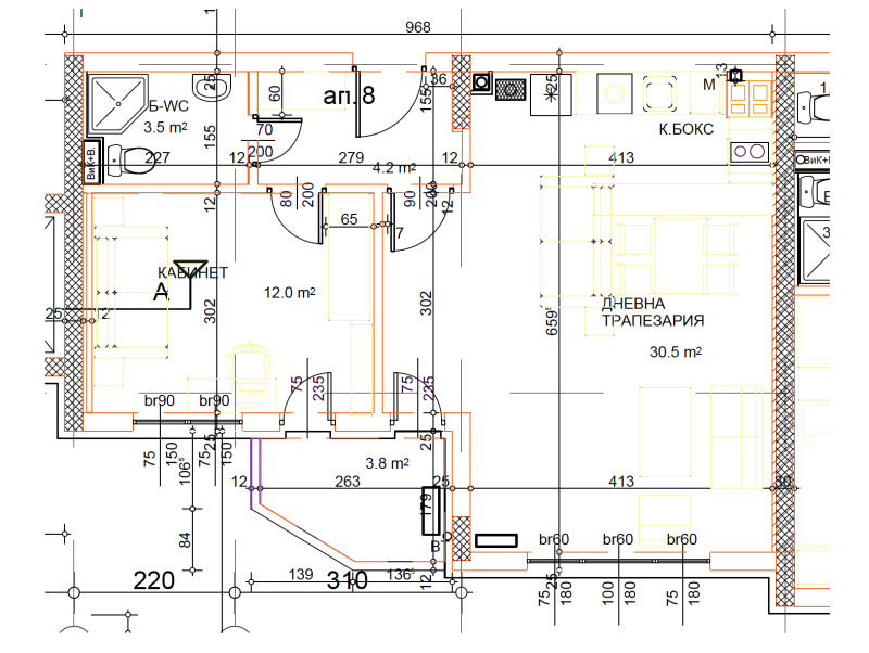 À venda  1 quarto Sofia , Mladost 4 , 73 m² | 61359241 - imagem [8]