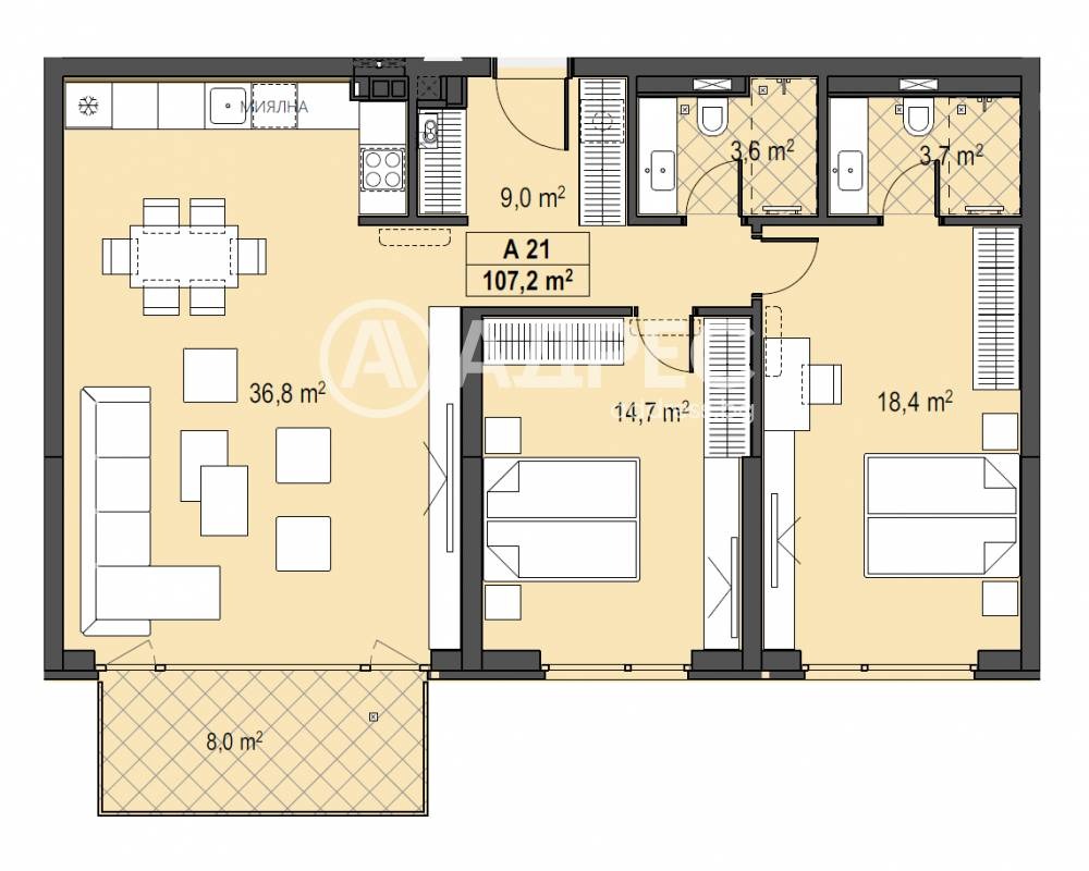 Продава 3-СТАЕН, гр. София, Бояна, снимка 4 - Апартаменти - 54143465