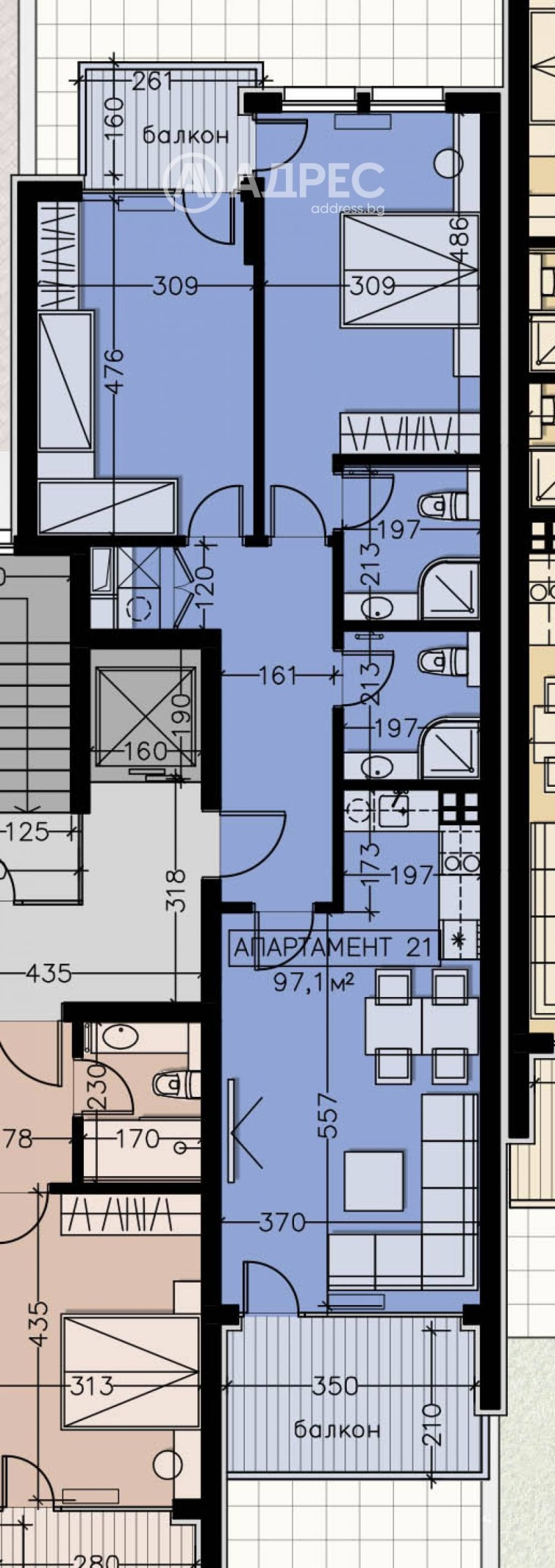À venda  2 quartos Sofia , Manastirski livadi , 115 m² | 63279416 - imagem [5]