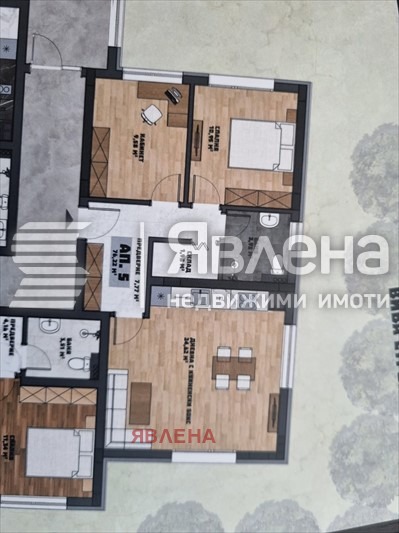 Eladó  2 hálószobás Sofia , Obelja 2 , 92 négyzetméter | 24000208 - kép [2]