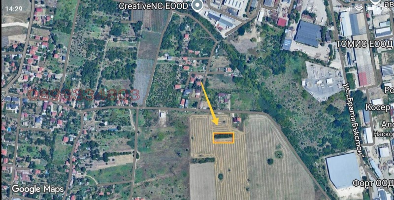 Продава ПАРЦЕЛ, гр. Пловдив, Беломорски, снимка 2 - Парцели - 53197327