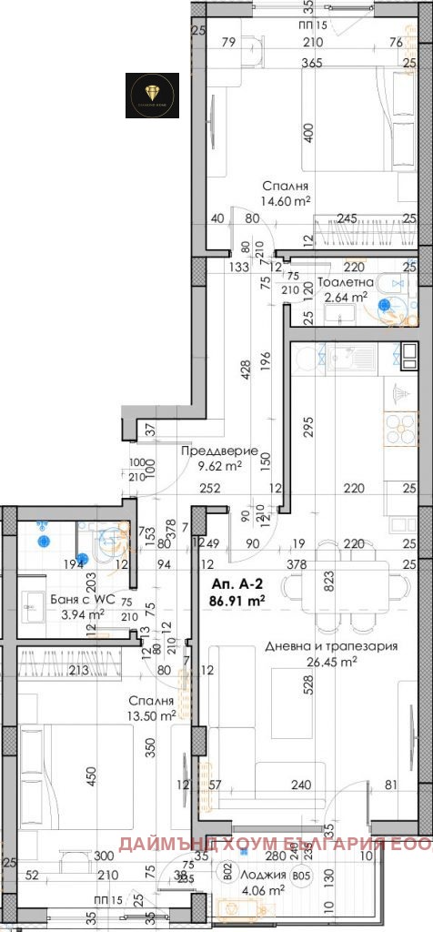 Продава 3-СТАЕН, гр. Пловдив, Южен, снимка 2 - Aпартаменти - 47422950