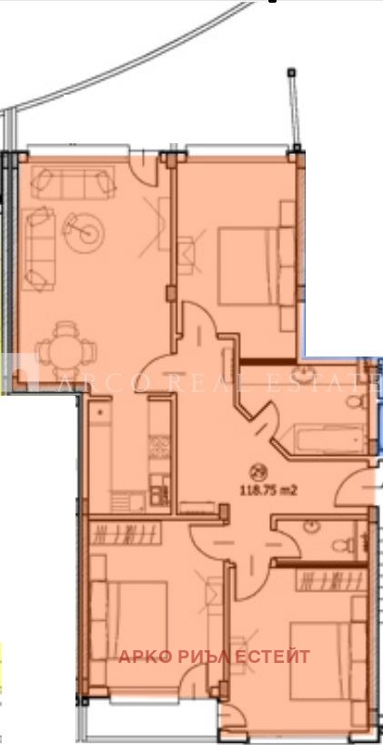 Продава 4-СТАЕН, гр. София, Кръстова вада, снимка 2 - Апартаменти - 54519234