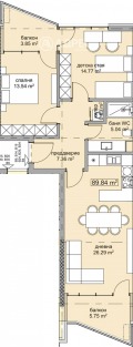 Продава 3-СТАЕН, гр. Варна, м-т Долна Трака, снимка 3