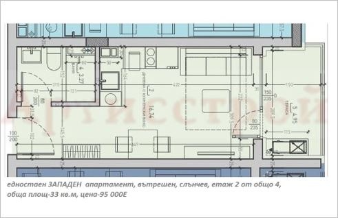Продава 1-СТАЕН, гр. София, Малинова долина, снимка 7 - Апартаменти - 56063195