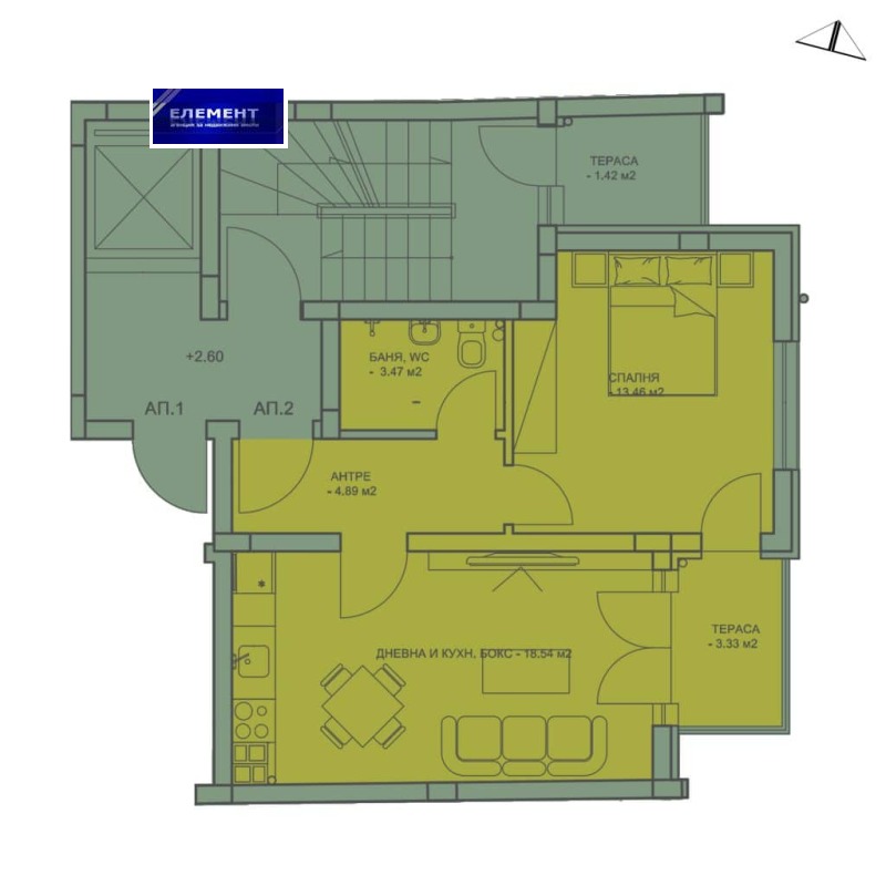 Продава 2-СТАЕН, гр. Пловдив, Център, снимка 2 - Aпартаменти - 48408448