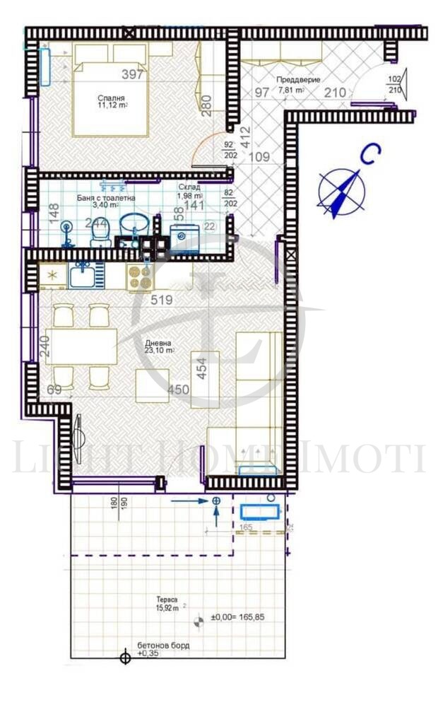 Продава 2-СТАЕН, гр. Пловдив, Христо Смирненски, снимка 12 - Апартаменти - 56017437