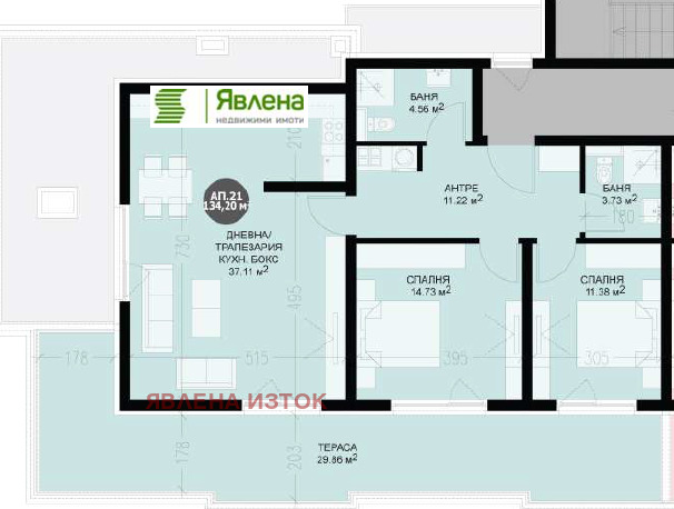 Продава 3-СТАЕН, гр. София, Кръстова вада, снимка 2 - Апартаменти - 52421032