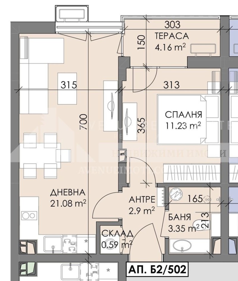 Продава  2-стаен град Бургас , Меден рудник - зона В , 59 кв.м | 10320337