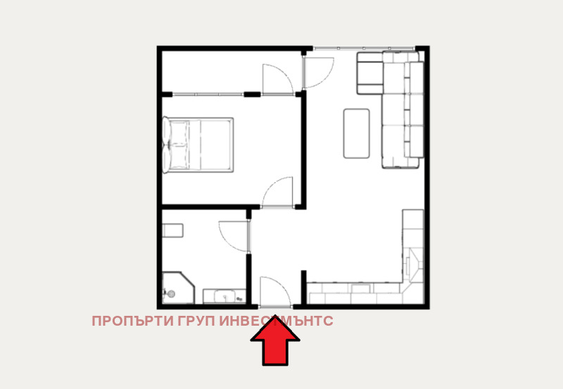 Eladó  1 hálószoba Sofia , Zona B-5 , 61 négyzetméter | 23271264 - kép [6]