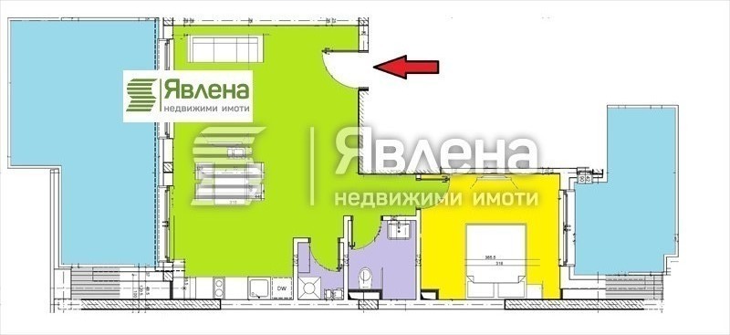 Till salu  1 sovrum Sofia , Centar , 90 kvm | 46199379 - bild [6]