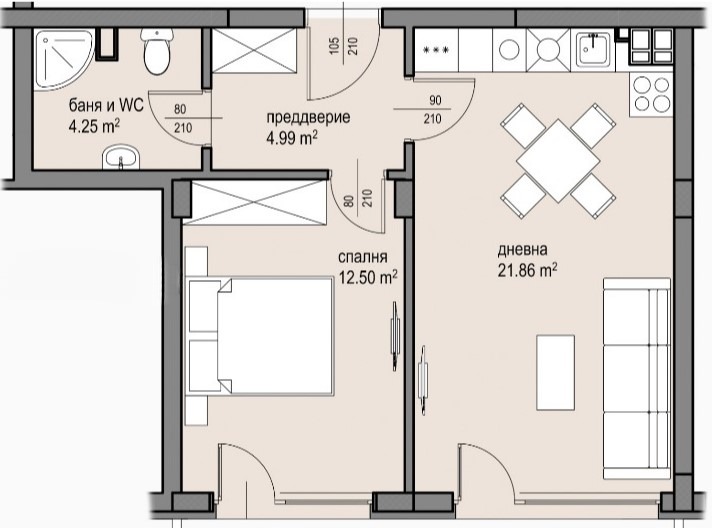 À vendre  1 chambre Sofia , Malinova dolina , 96 m² | 72331712 - image [2]