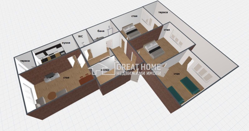For Sale  3+ bedroom Targovishte , Varosha , 108 sq.m | 10856639 - image [5]