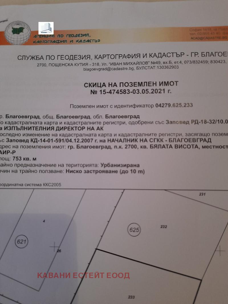 Продава  Парцел град Благоевград , Бялата висота , 2209 кв.м | 13639722 - изображение [2]