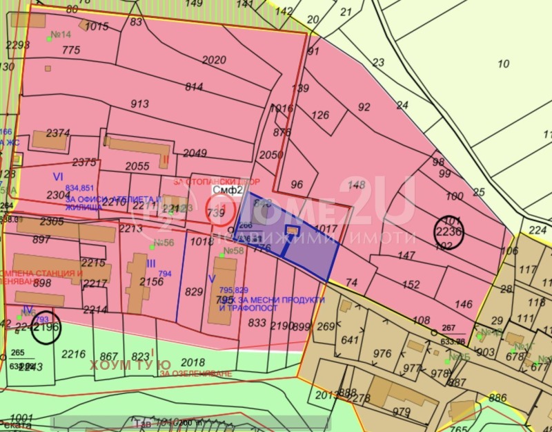 Продава ПАРЦЕЛ в град София, гр. Банкя - 2261 кв.м / 114 999 € » 224 918.49 лв., ХОУМ ТУ Ю